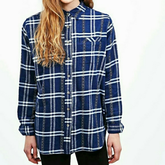 UO- BDG Farmer Plaid Obie Flannel Shirt Sz.M - Picture 2 of 8